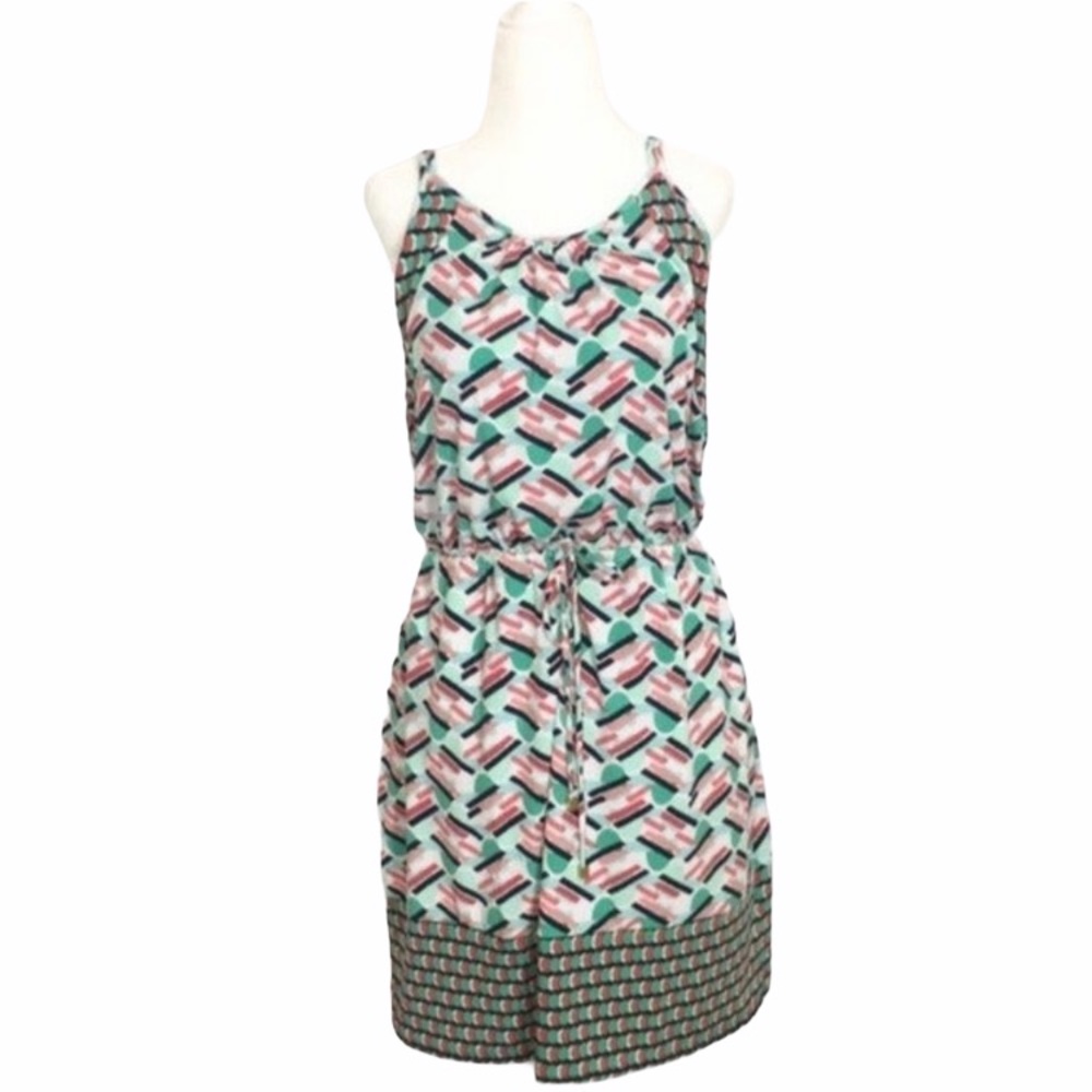 🍄 Kaari Blue waist tie dress size M